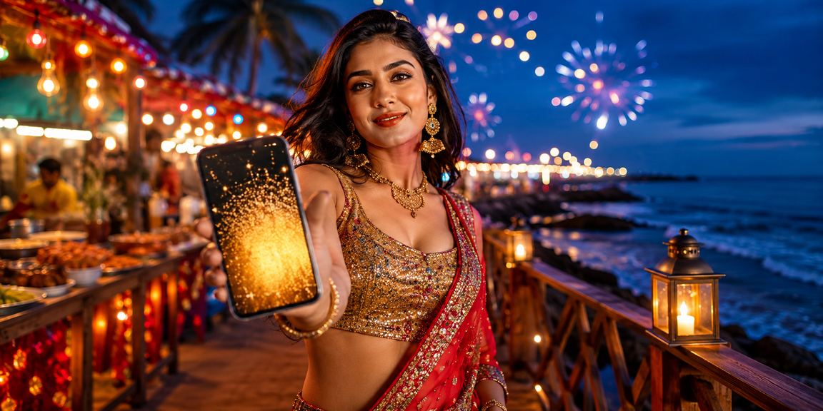 সেন্ট মার্টিন সৈকতে মোবাইল ক্যাসিনো অ্যাপ ব্যবহারকারীর নৈসর্গিক দৃশ্য