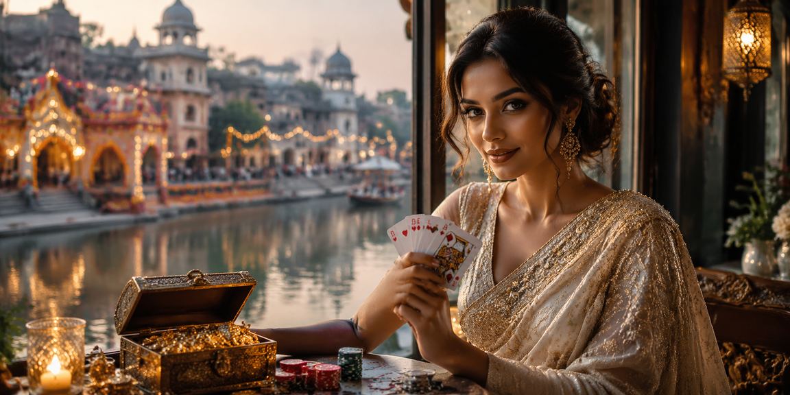 সোনারগাঁওয়ে সালোয়ার কামিজে মহিলারা পোকার গেম উপভোগ করছেন